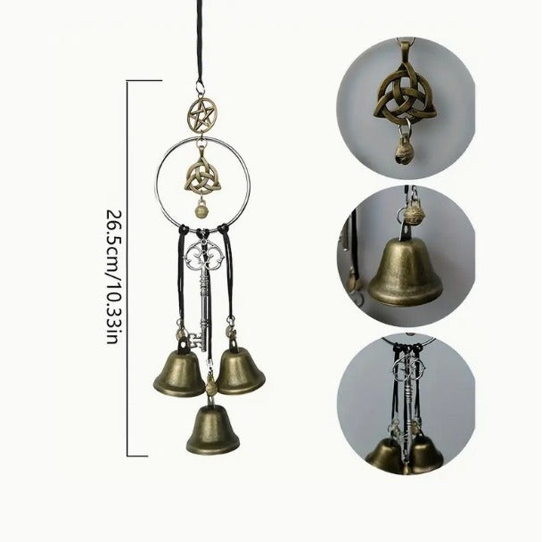 Wind Bell Celtics Charm Witch Wind Chimes Home Door Handle Window Sill Decoration Pendant