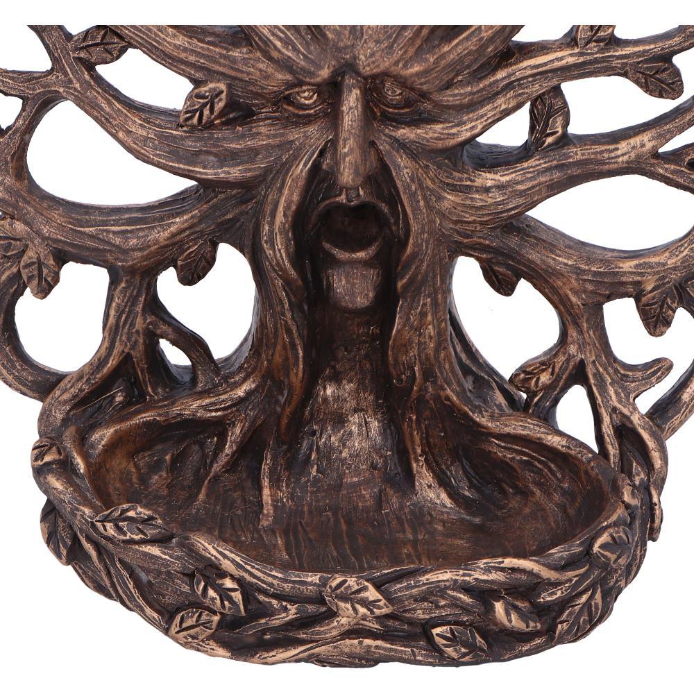 Mystical Forest God Backflow Incense Holder Pagan Nature Spirit Woodland