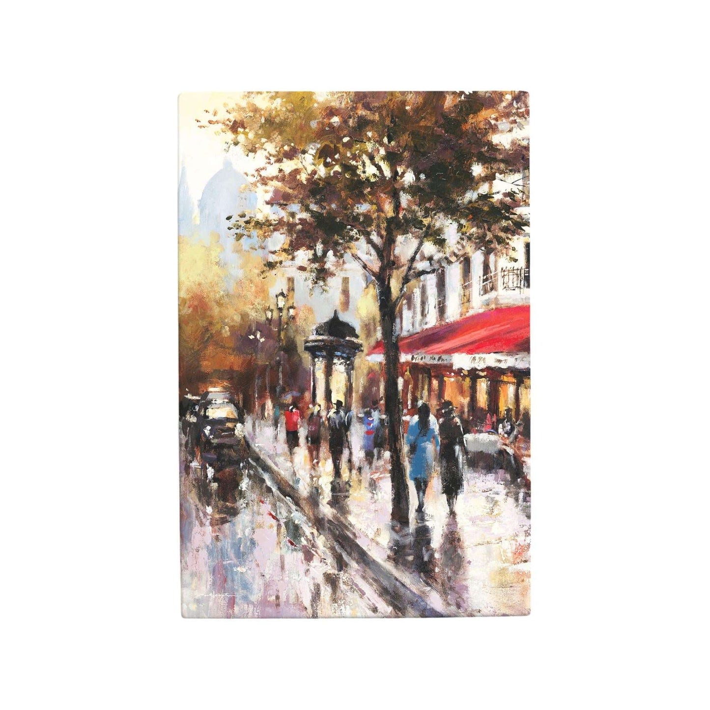 Avenue Champs Elysées Ceramic Art Tile by Brent Heighton - Paris Street Scene - 30X20cm Wall Decor - Ready to Hang - New in Box