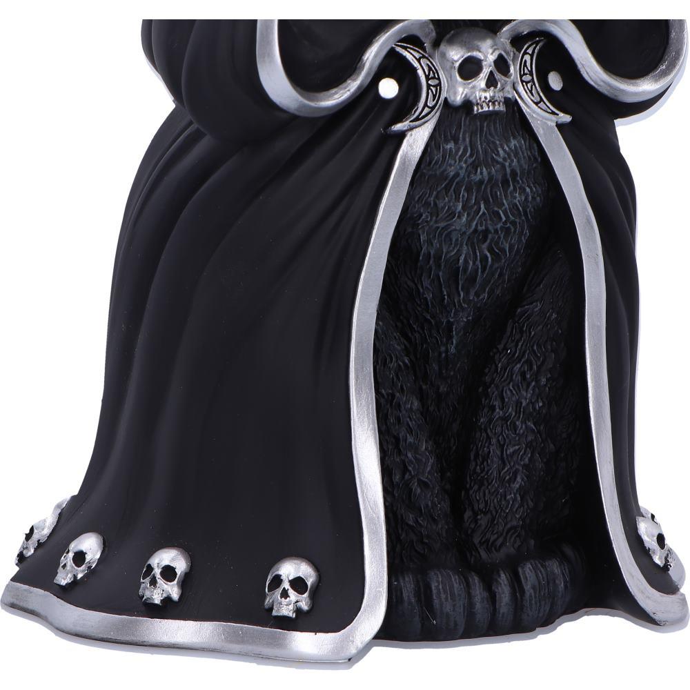 Zefur Cult Cuties Figurine Gothic Black Cat Ornament Occult Altar Statue Gift