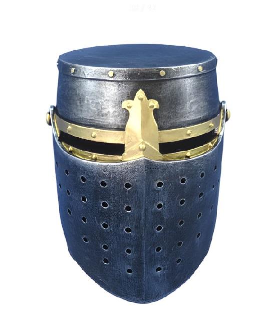 Medieval Crusader Helmet Piggy Bank – Knight Armor Coin Box – Gothic Home Decor