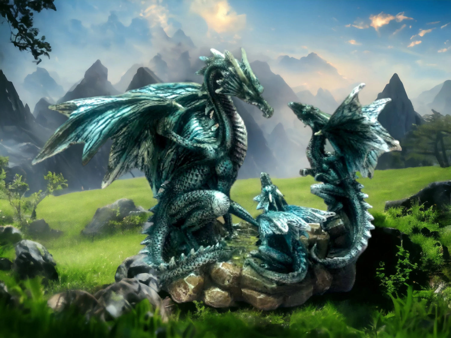 Mystic Guardians: Dragon Statues & Figurines