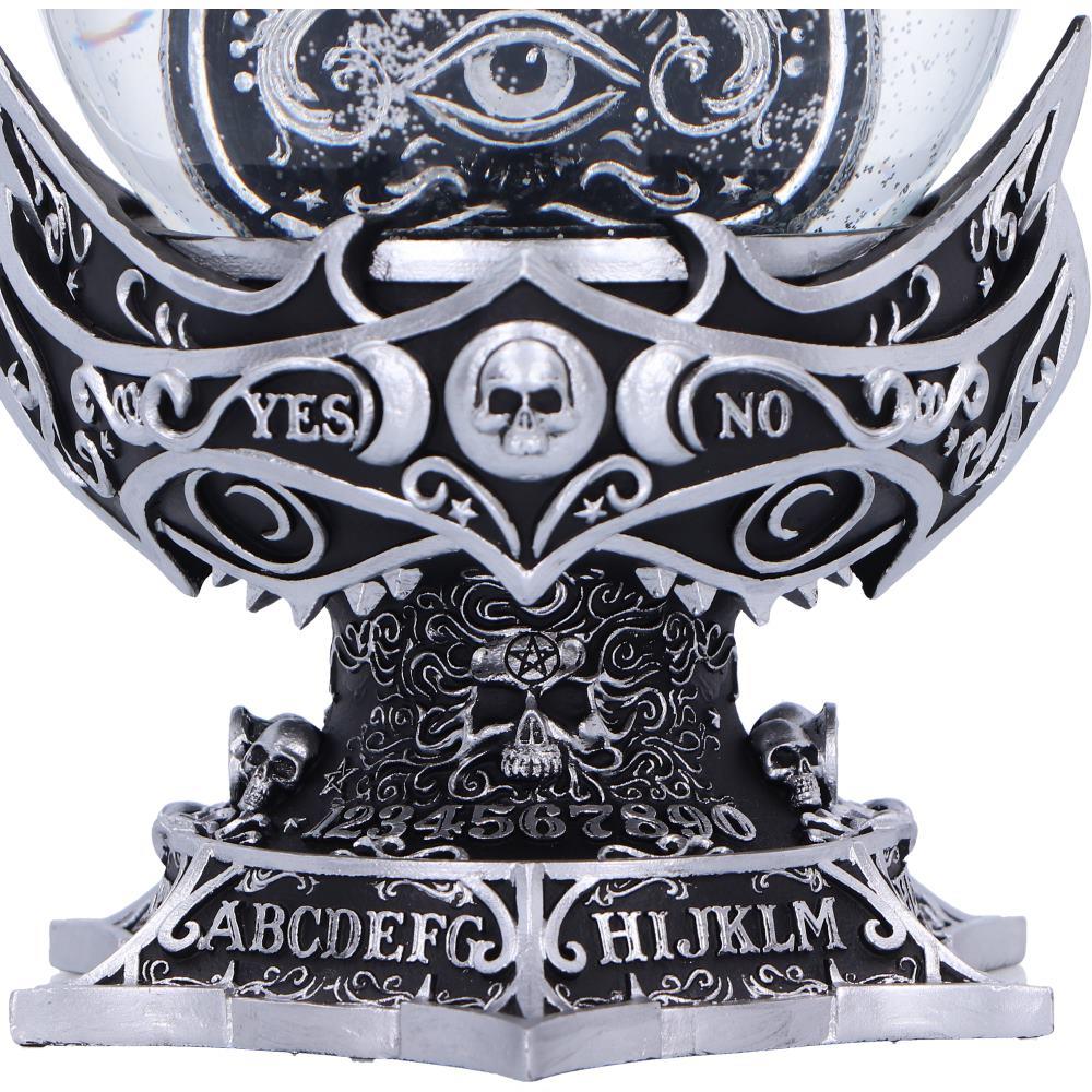 Gothic Spirit Board Snow Globe Occult Ouija Crystal Dome Witchcraft Altar Decor