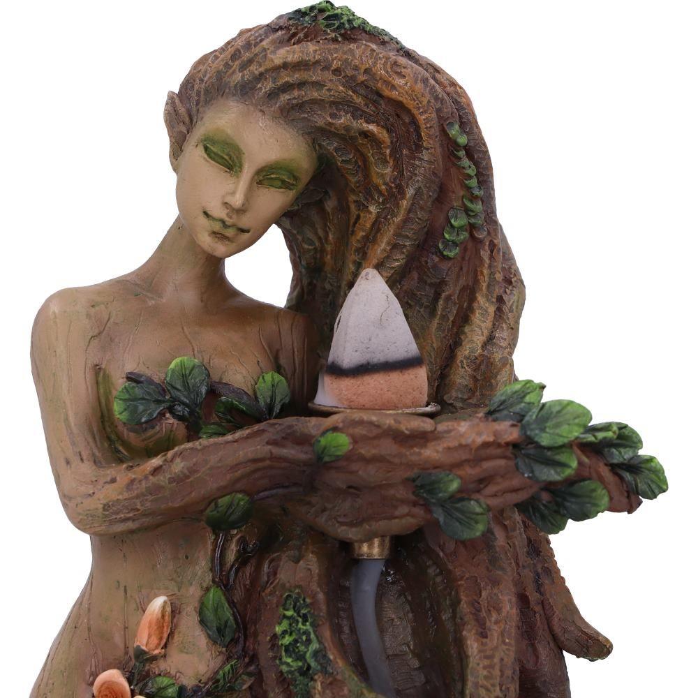 Lady Earth Tree Spirit Backflow Incense Burner | Forest Protector Incense Holder