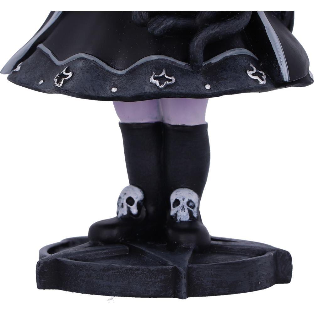 Cute Gothic Witch Figurine Spooky Halloween Art Decor Occult Collectible Gift