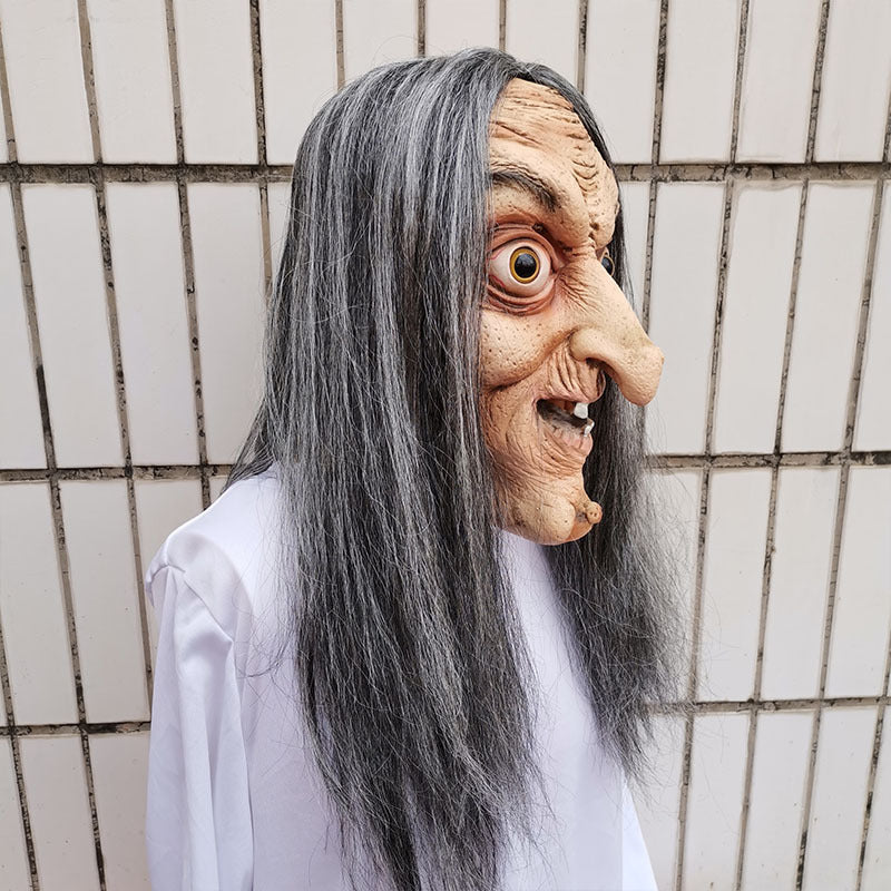 Scary Female Ghost Witch Mask