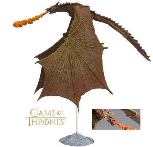 Game of Thrones Dragon Resin Statue | 23cm Officially Licensed Fire-Breathing Figurine