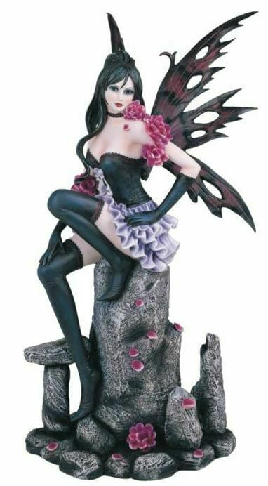 Large Dark Gothic Fairy Sculpture Statue Mythical Creatures Ornament Gift