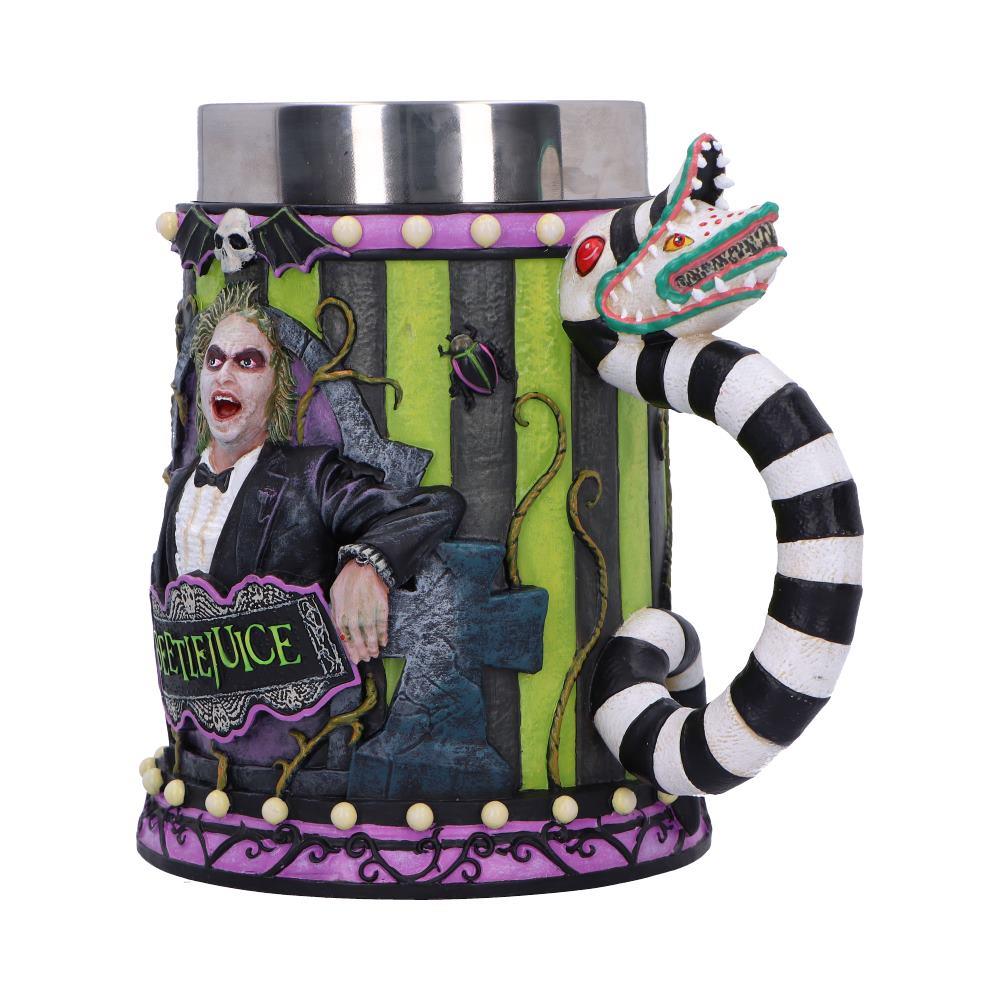 Official Beetlejuice Tankard Gothic Mug Halloween Movie Collectible Drinkware