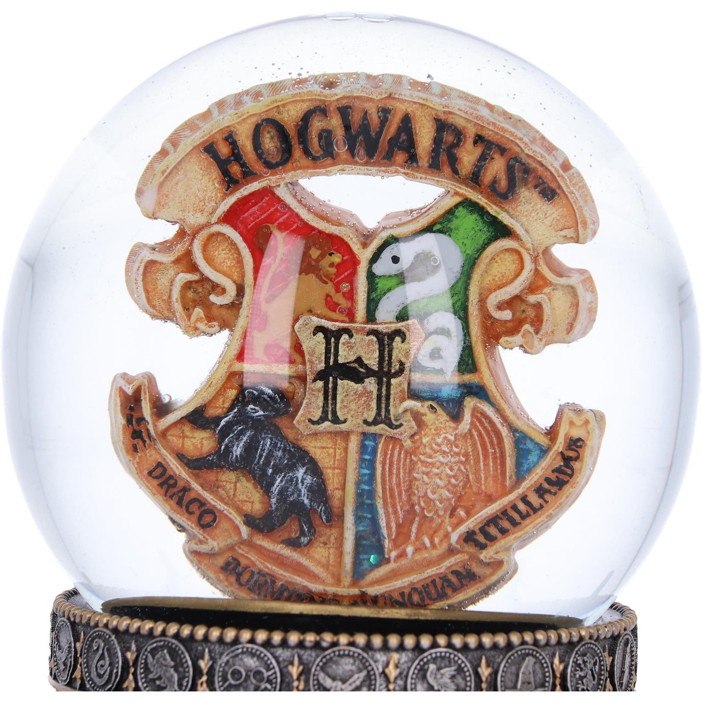 Harry Potter Wand Snow Globe 16.5cm - Officially Licensed Collectible with Hogwarts Crest