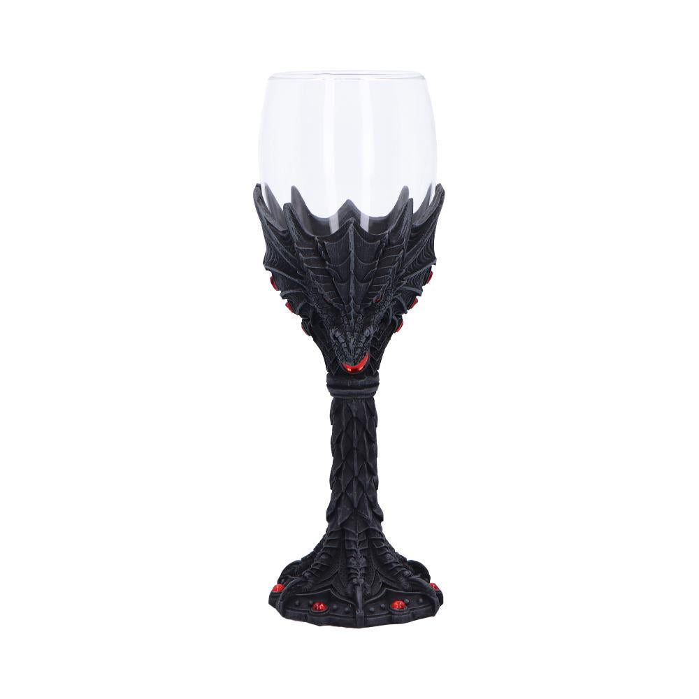Dragon Goblet Gothic Fantasy Wine Glass Medieval Chalice Halloween Drinkware