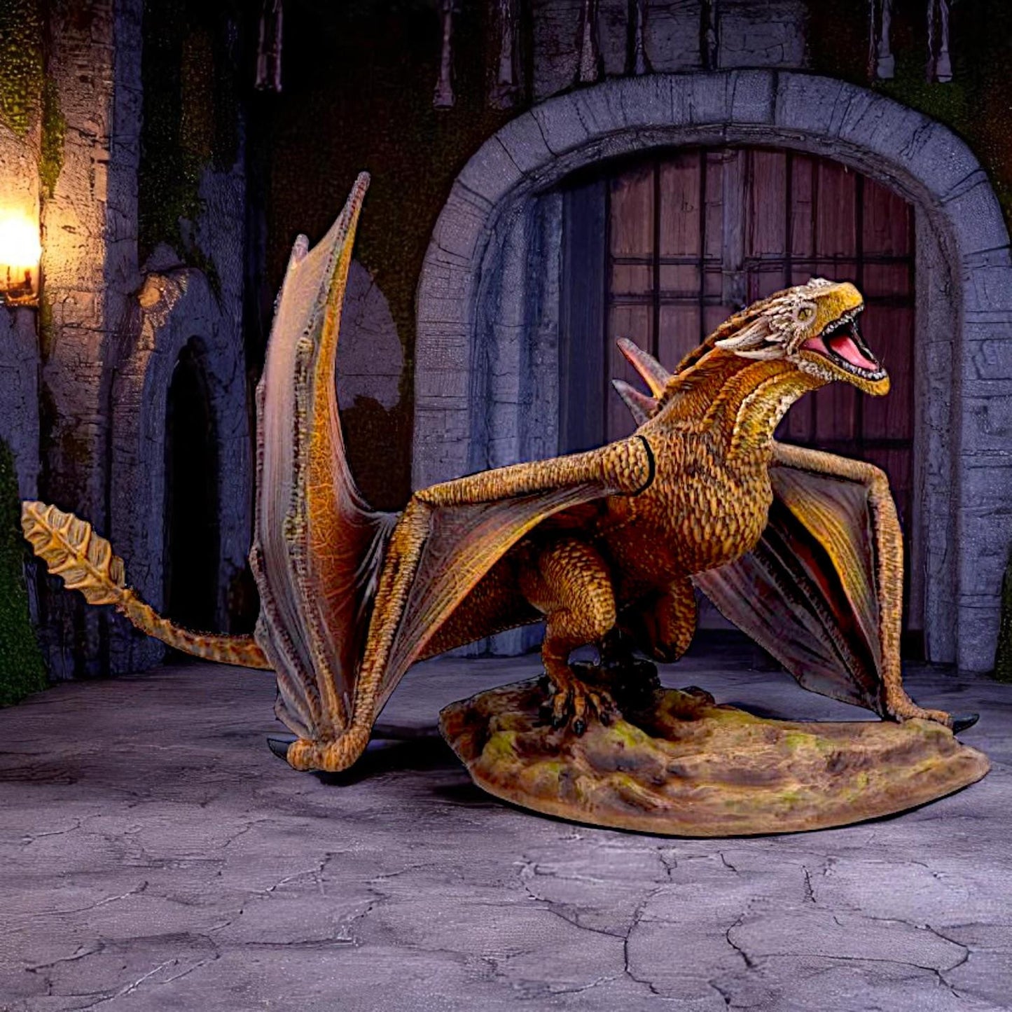 Game of Thrones Viserion Dragon Figurine Fantasy Collectible Gothic Decor Art