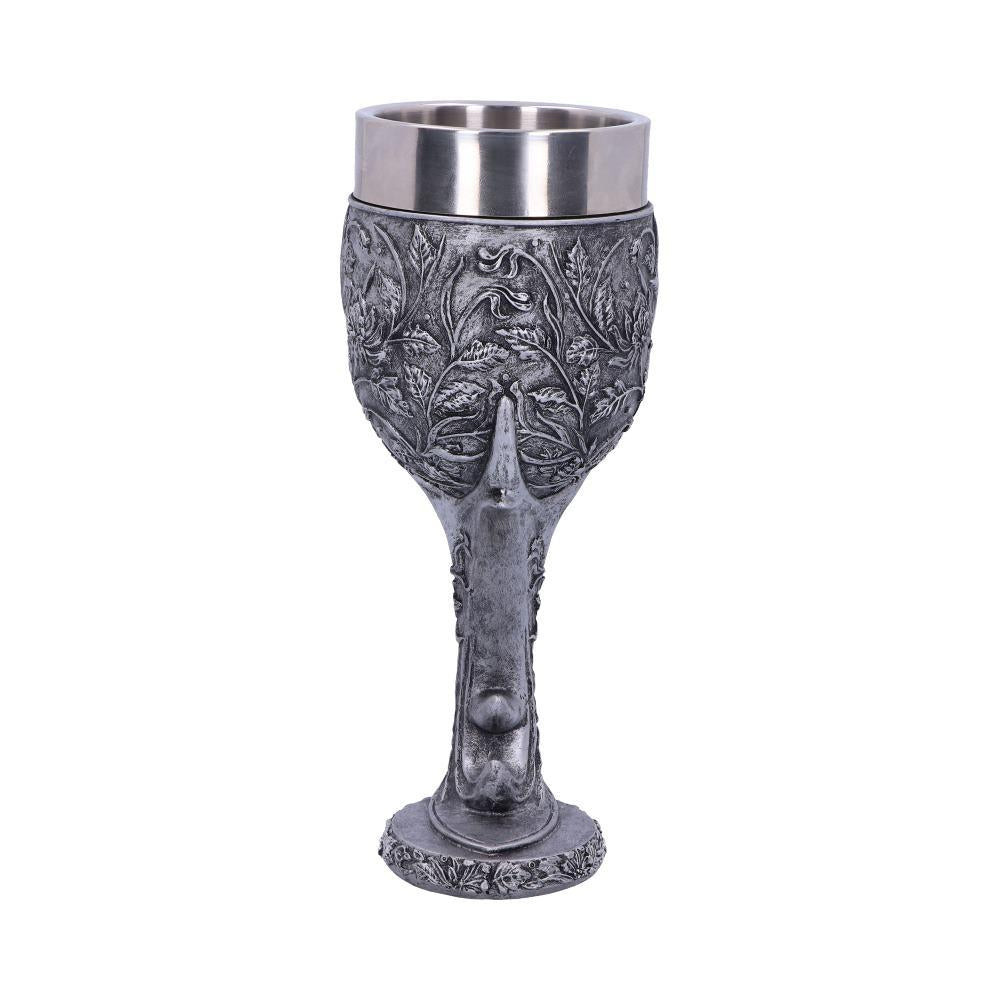 Celtic Stag Head Goblet Monarch of the Glen Chalice Pagan Gothic Altar Wine Cup