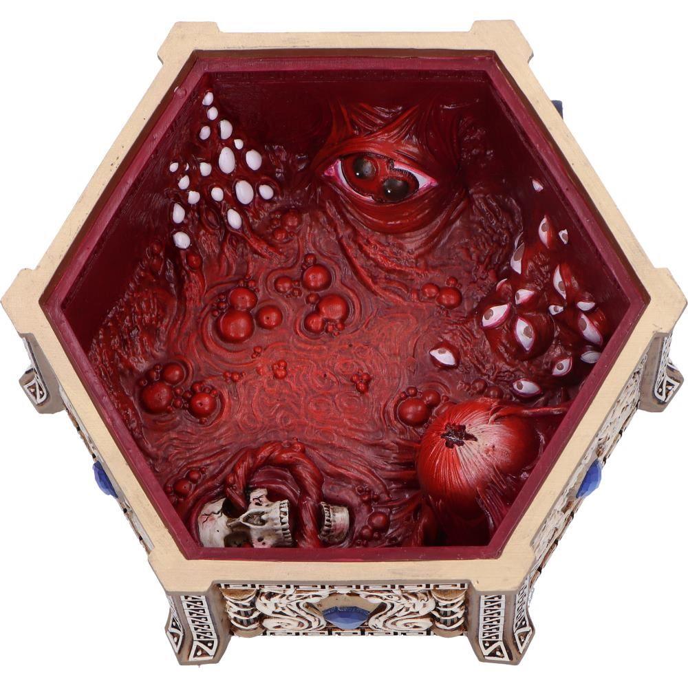 Fantasy Pandora's Box Trinket Storage Gothic Mystical Ornament Horror Sculpture
