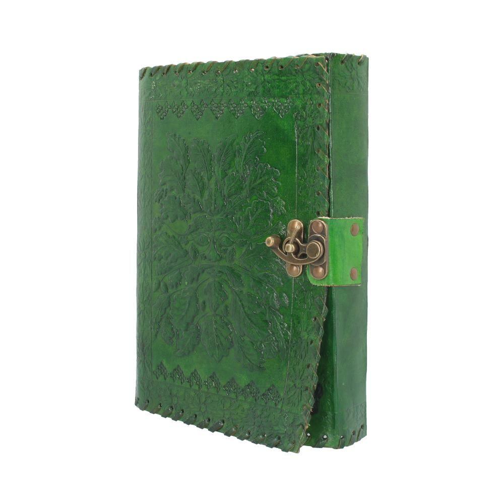 Green Man Leather Journal Book of Shadows Tree Man Wiccan Pagan Gift