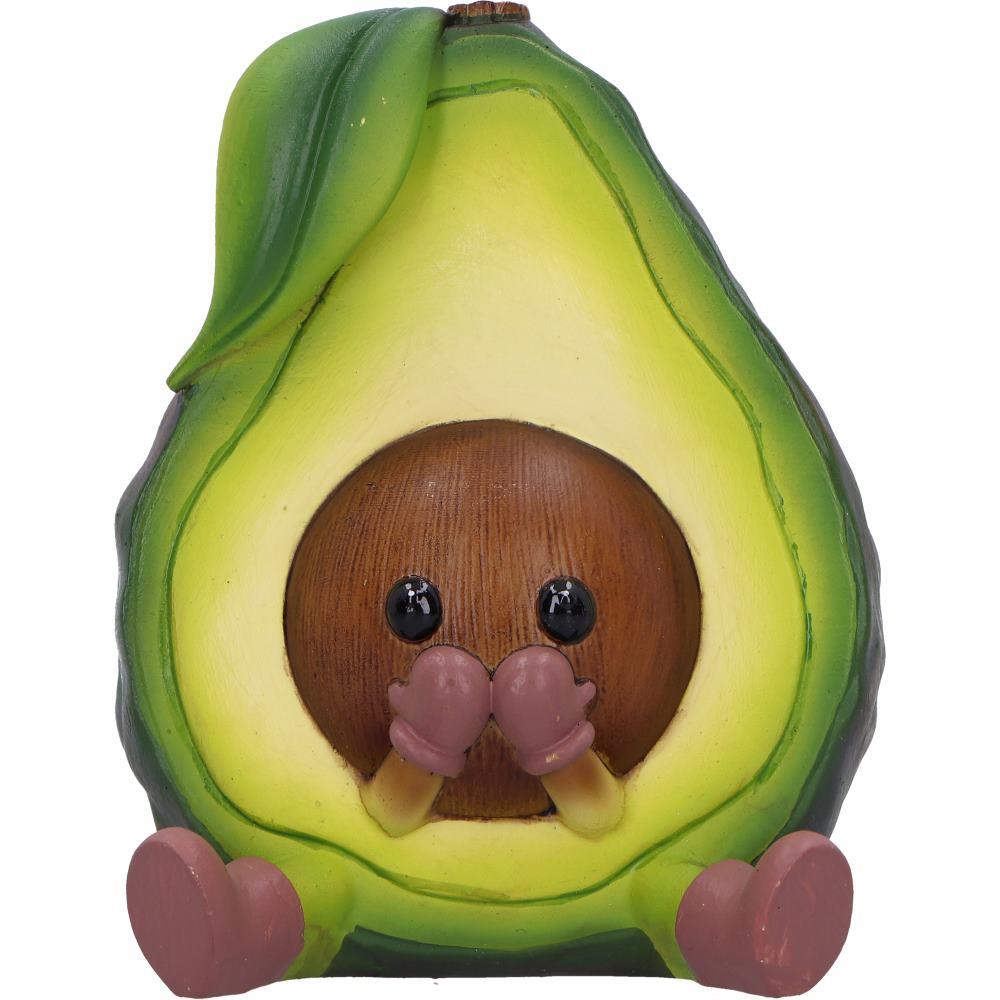 Quirky Three Wise Avocado Figurines Hear No See No Speak No Evil Novelty Decor