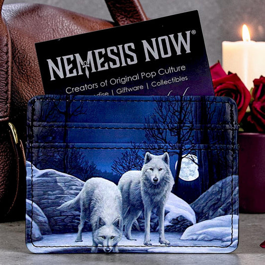 LP Warriors of Winter Card Holder Wolf Moon Fantasy Gothic Wallet