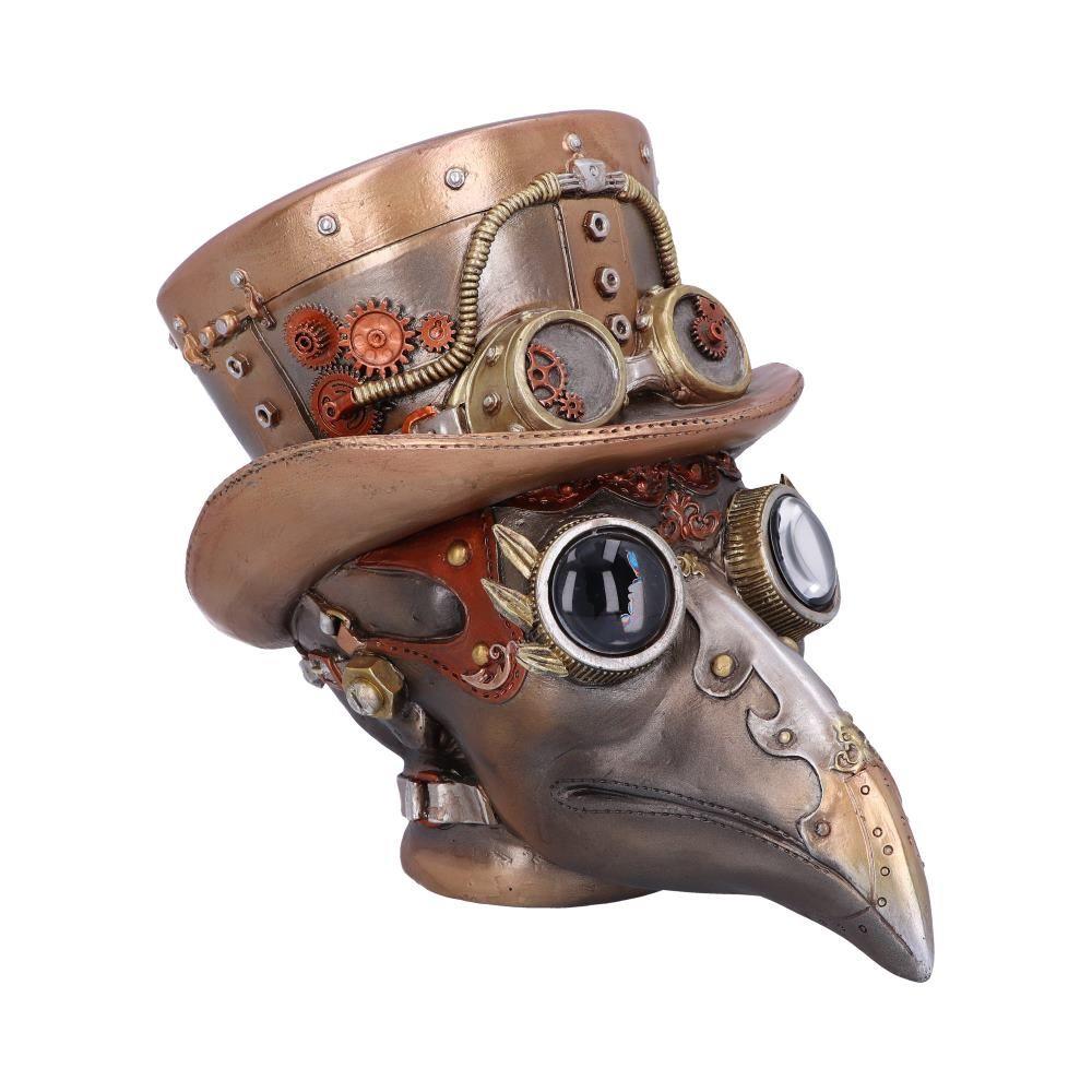 Steampunk Plague Doctor Figurine Victorian Gothic Decor Horror Collectible Bust Art