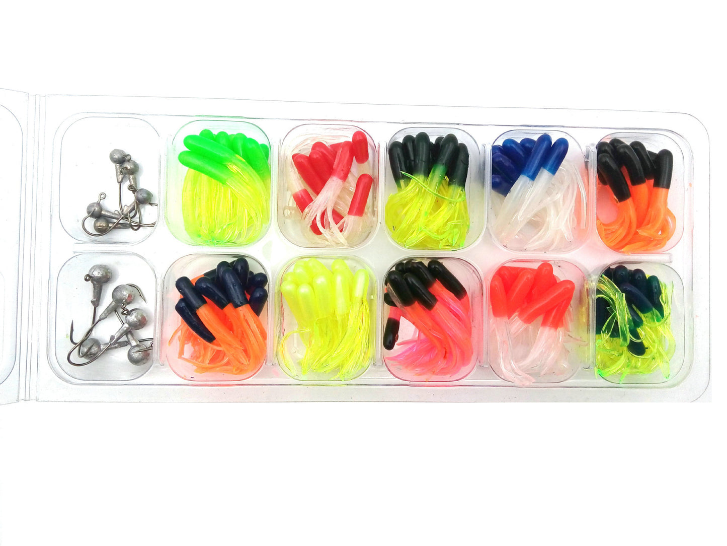 Lead Head Hook Soft Bait Road Sub Fishing Gear Set