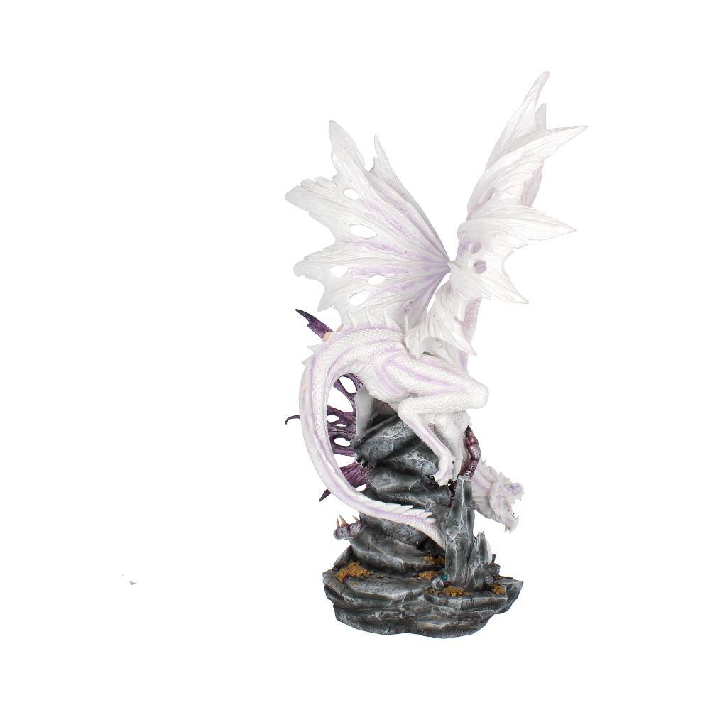 Mystical Guardian Dragon and Fairy Figurine Gothic Fantasy Enchanted Statue