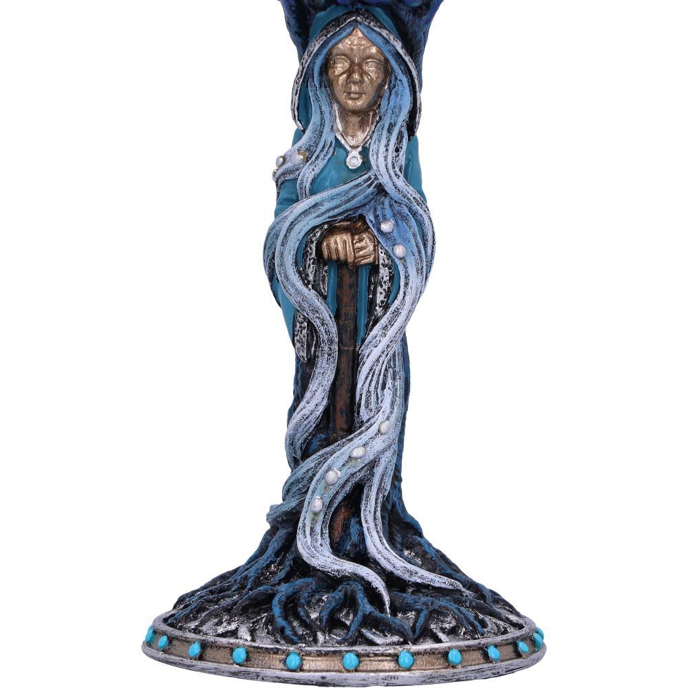 Wiccan Triple Moon Crone Chalice Goddess Goblet Pagan Ritual Alter Art Decor