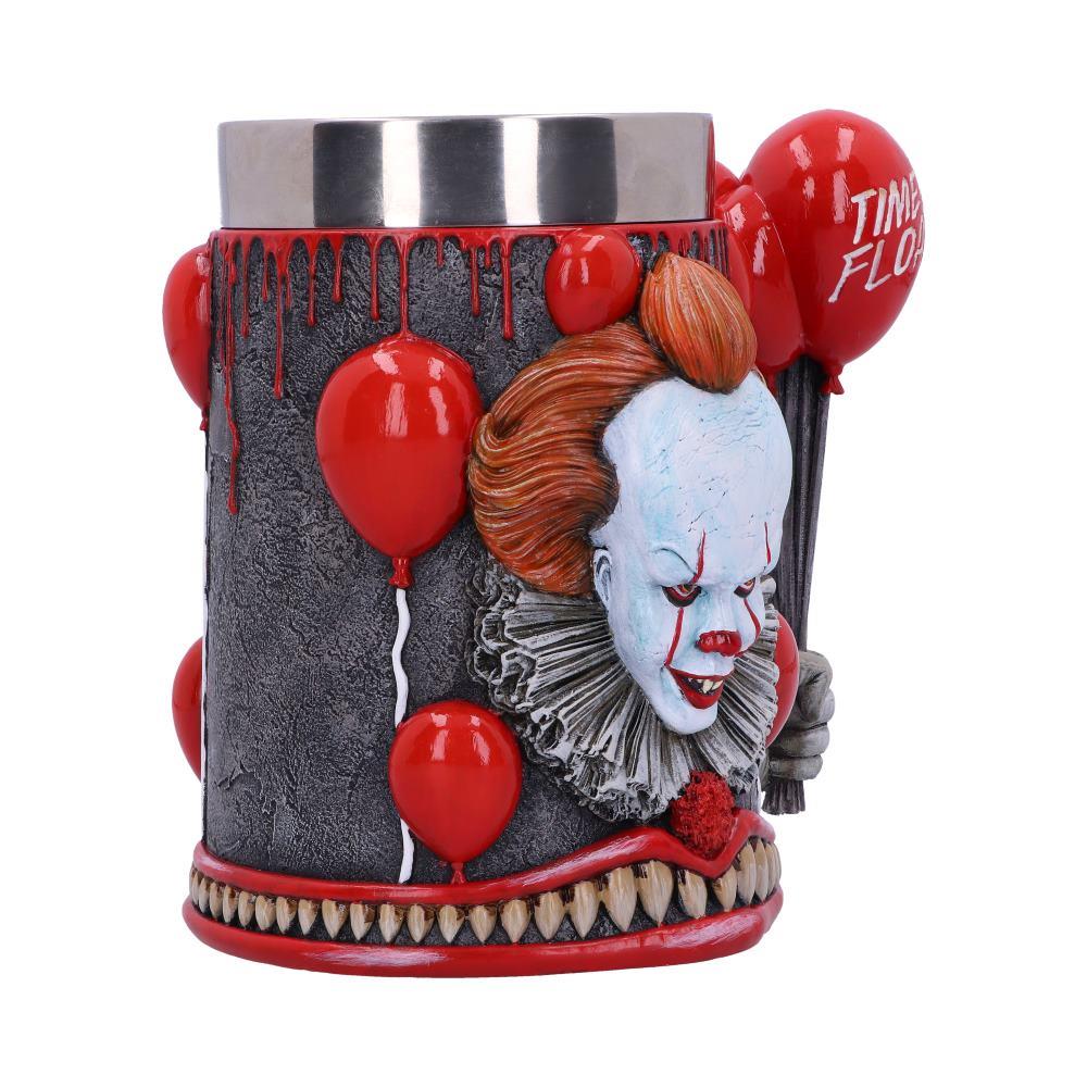 Official IT Pennywise Tankard Time to Float Mug Horror Film Collectible Drinkware