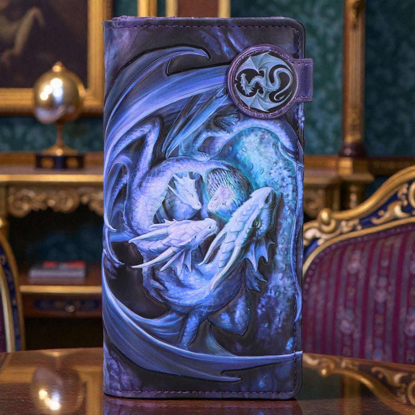 Anne Stokes Welcome Hatchling Embossed Purse Dragon Wallet Fantasy Art
