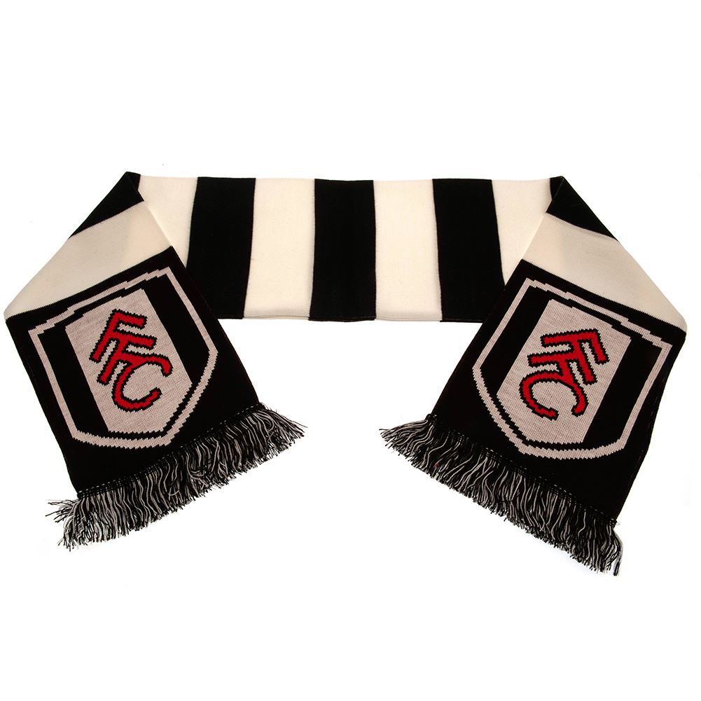 Fulham FC Bar Scarf Official Licensed Football Club Merch Fashion Fan Gift
