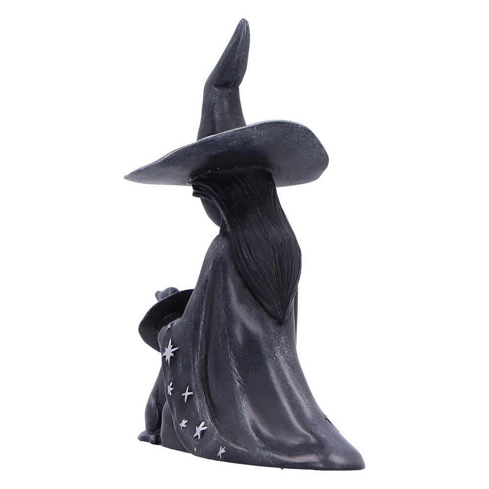 Little Souls Twilight Witch Figurine Gothic Girl Cat Moon Magic Ornament Decor