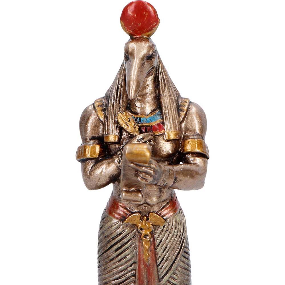 Small Thoth Egyptian God Mini Figurine Wisdom Knowledge Deity Statue Decor