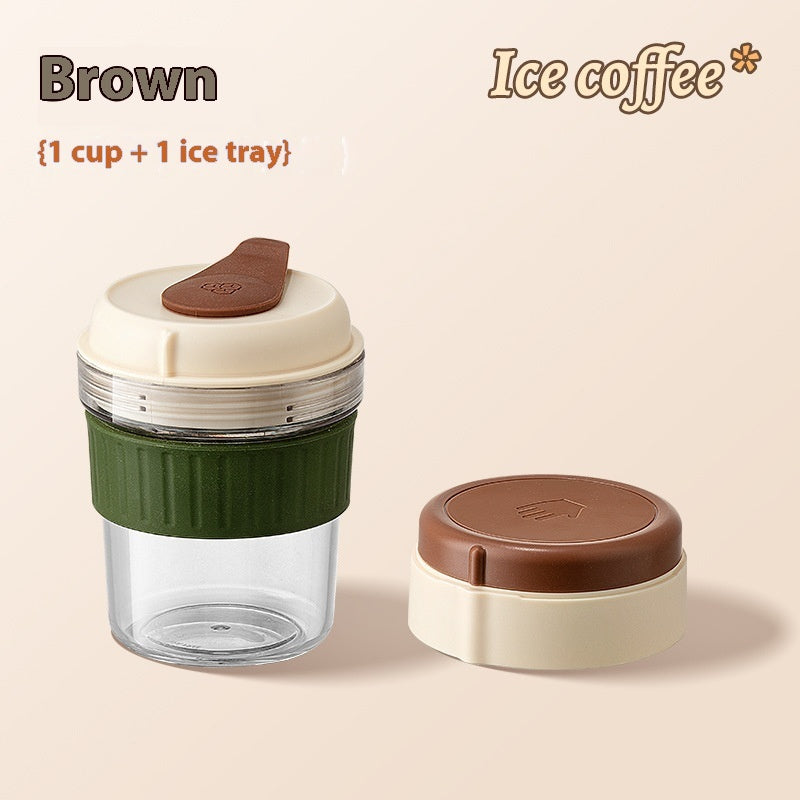Cold Cup Portable Coffee With Ice Tray