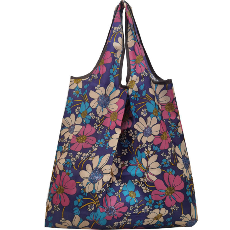 Japanese Supermarket Shopping Bag Eco-friendly Grocery Shopping Bag Foldable Portable Medium Oxford Cloth Gift Bag