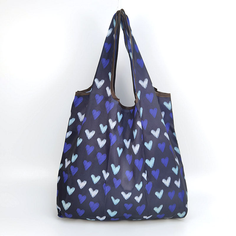 Japanese Supermarket Shopping Bag Eco-friendly Grocery Shopping Bag Foldable Portable Medium Oxford Cloth Gift Bag