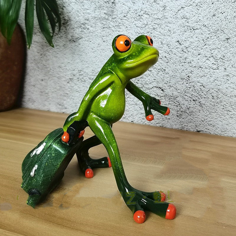 Crafts Decompression Funny Festival Frog Restaurant Decoration Creative Gift