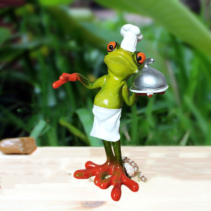 Crafts Decompression Funny Festival Frog Restaurant Decoration Creative Gift