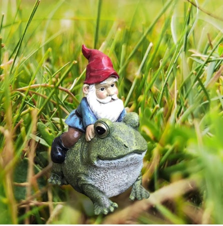 Frog Dwarf Dwarf Resin Garden Statue Ornament