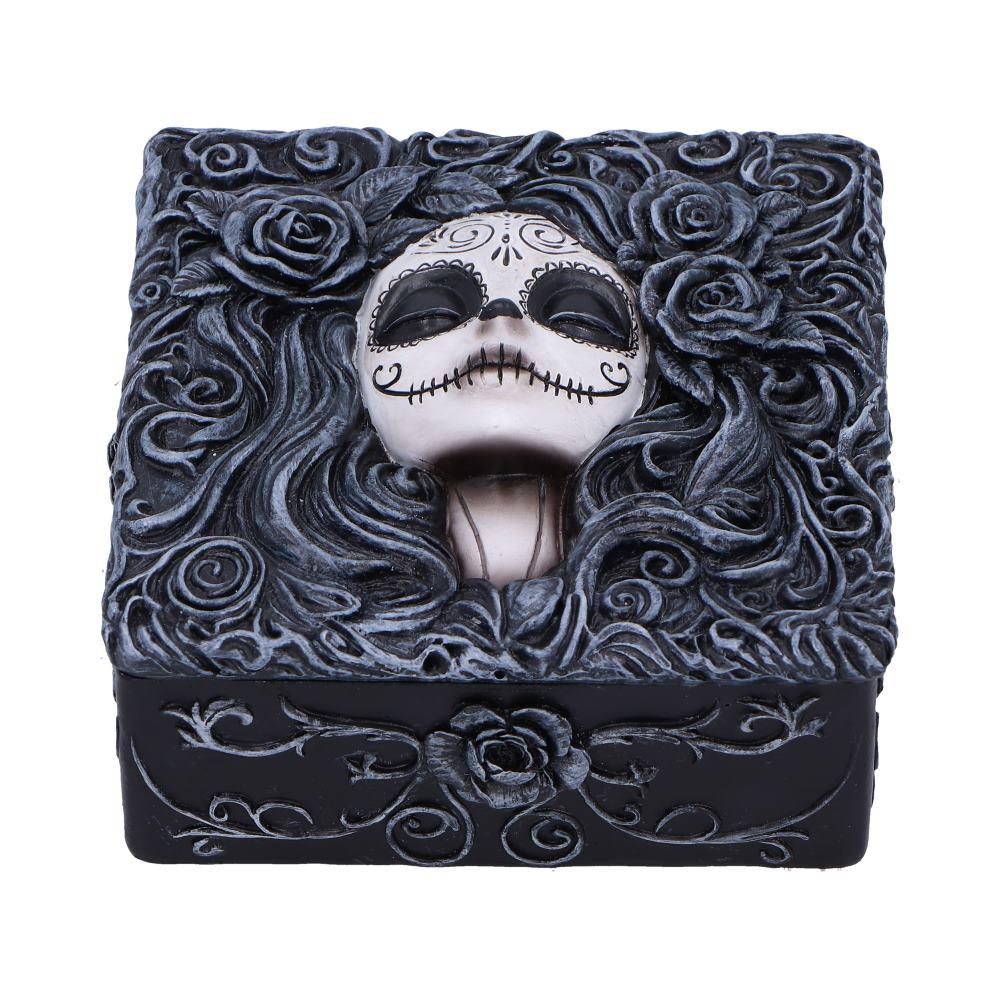 Gothic Sugar Skull Trinket Box Day of the Dead