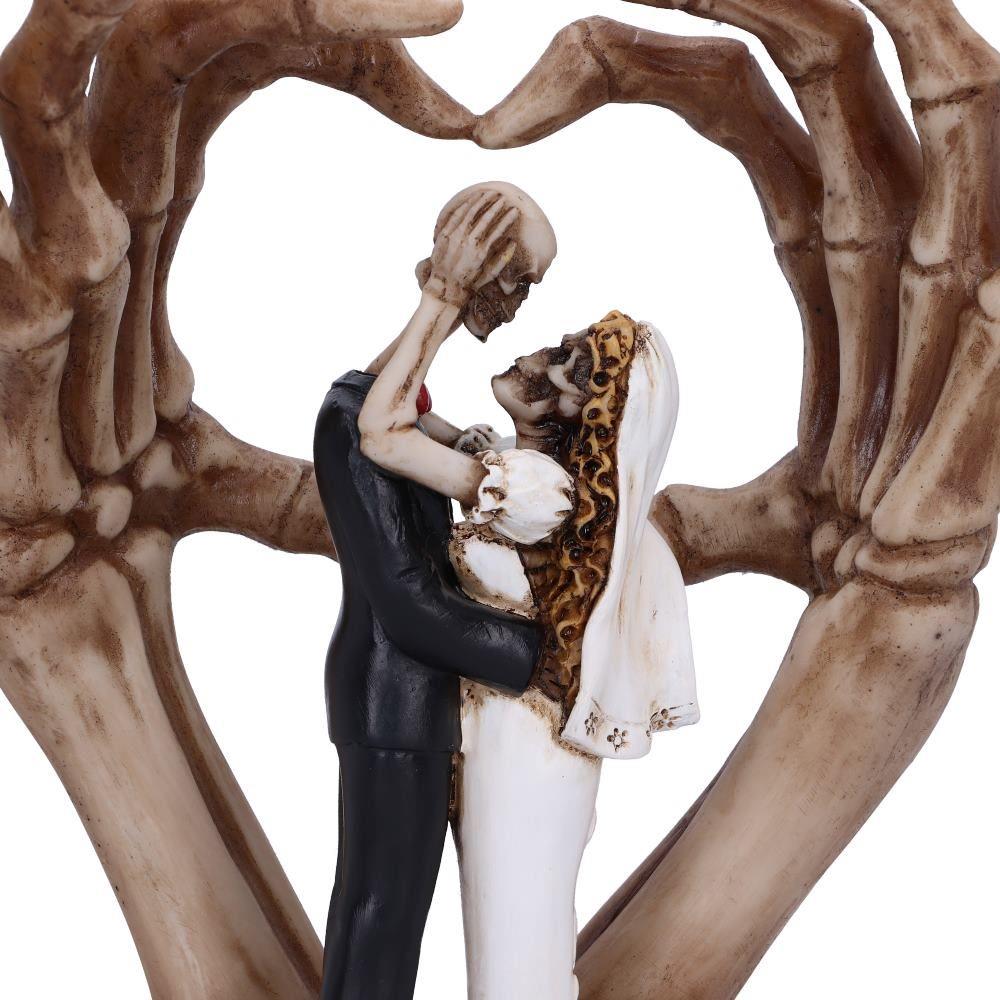 Gothic Skeleton Wedding Figurine Fantasy Art Decor Romantic Halloween Gift