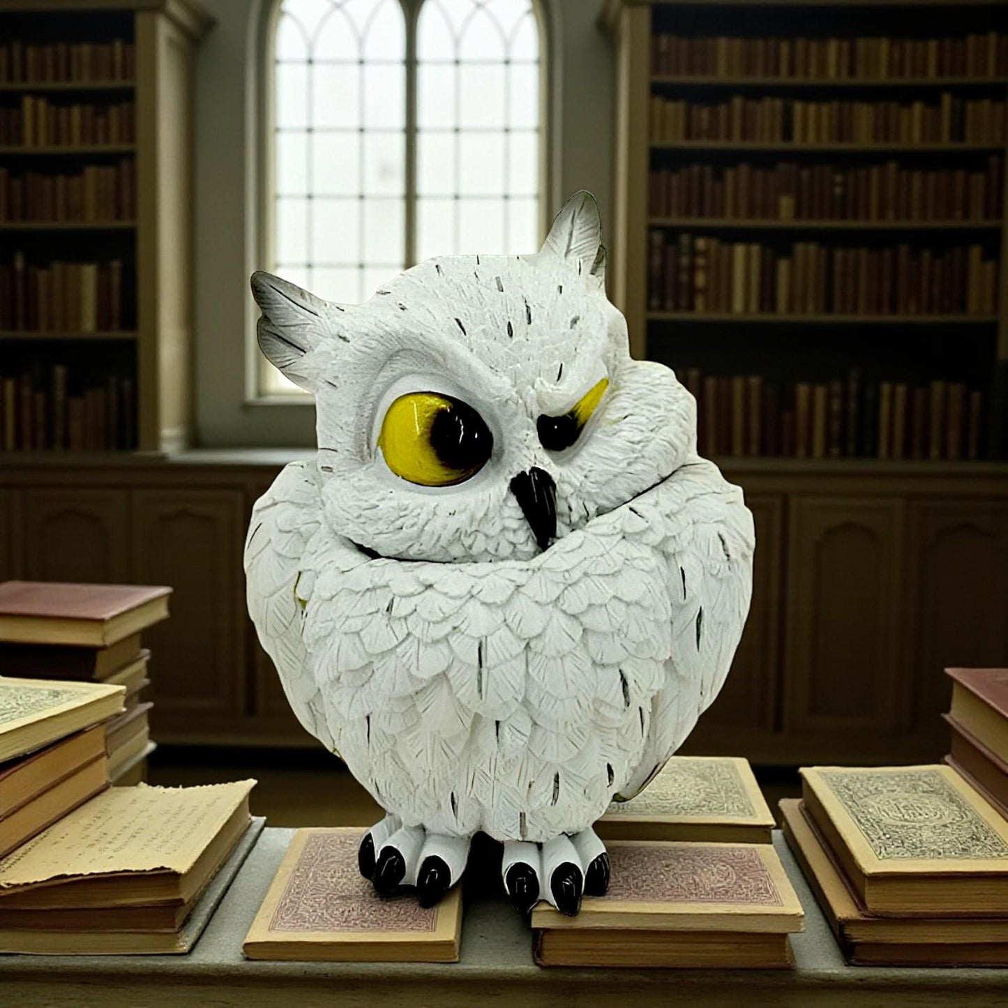 Enchanting Owl Trinket Box Container Figurine Wildlife Ornament Home Decor