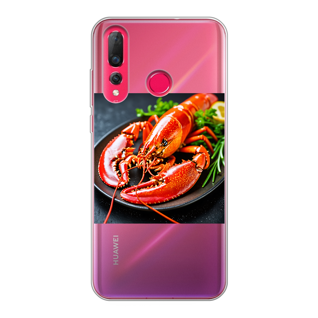 Food Back Printed Transparent Soft Phone Case