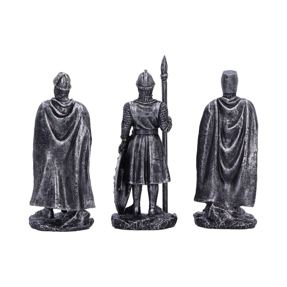 Crusader Knights of the Realm Gothic Figurines Medieval Warrior Statue Templar