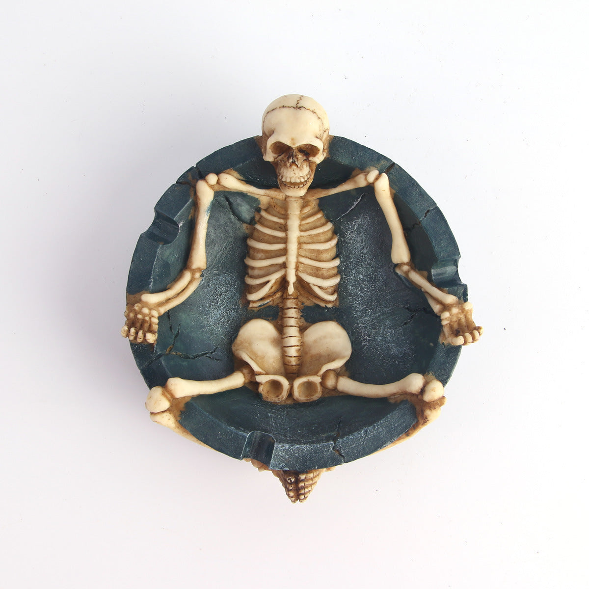 Nordic Decorative Resin Skull Halloween Ashtray