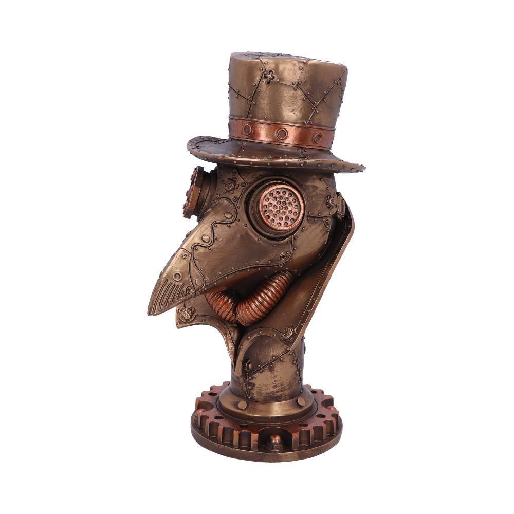 Steampunk Plague Doctor Bust Figurine Gothic Dark Ornament Fantasy Art decor