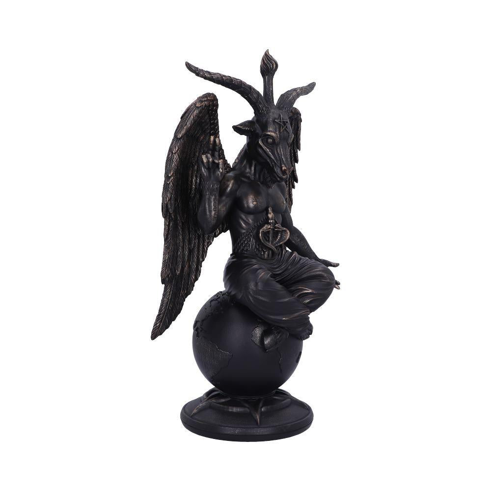 Baph Gothic Baphomet Figurine 38cm - Hand-Painted Decor