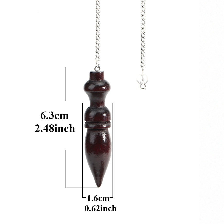 Walnut Material Spirit Pendulum Conical Pendant