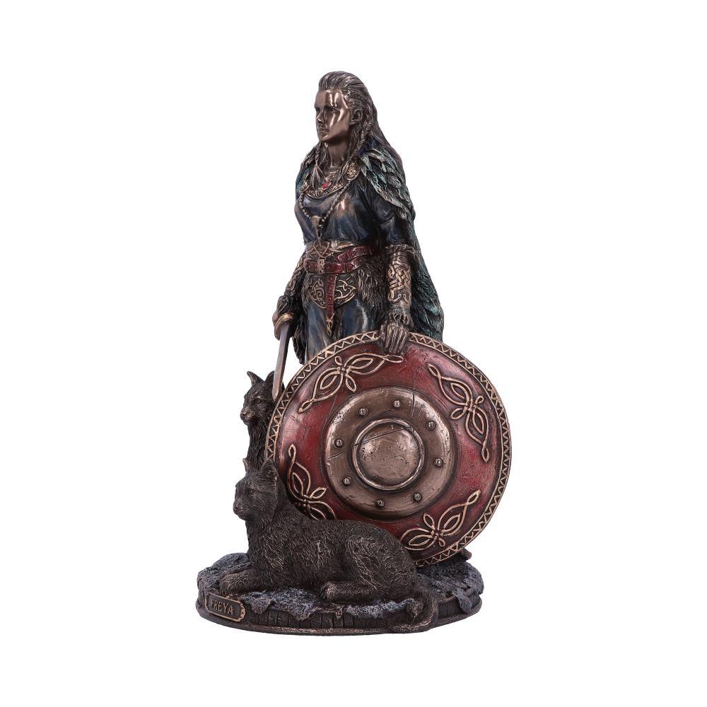 Freya Goddess Figurine Norse Warrior Deity Statue Pagan Mythology Love & War