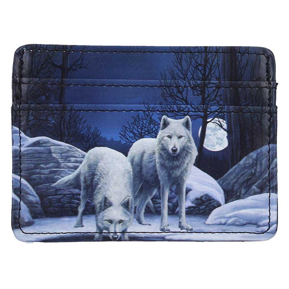 LP Warriors of Winter Card Holder Wolf Moon Fantasy Gothic Wallet