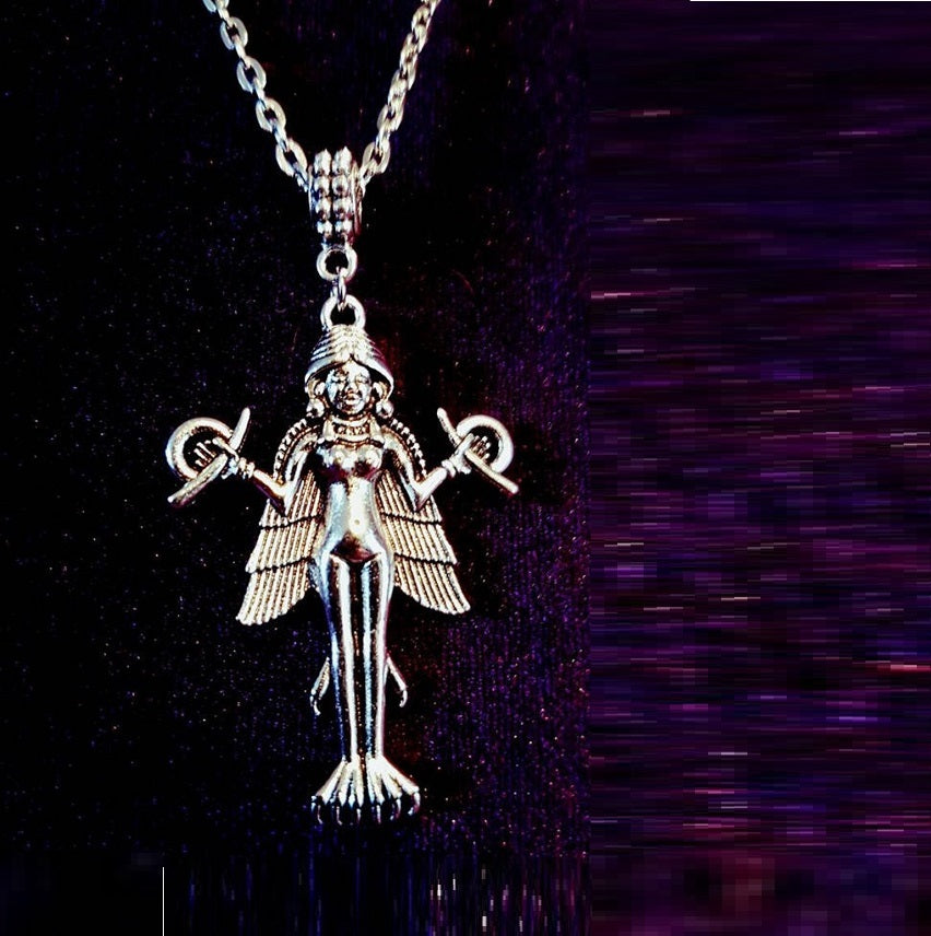 Sumer Necklace Embossed Vampire Demon Satan Gothic Mysterious