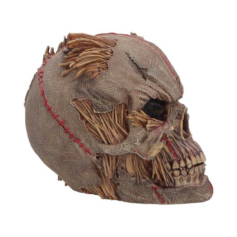 Scarecrow Skull Figurine Creepy Harvest Gothic Horror Halloween Decoration Art