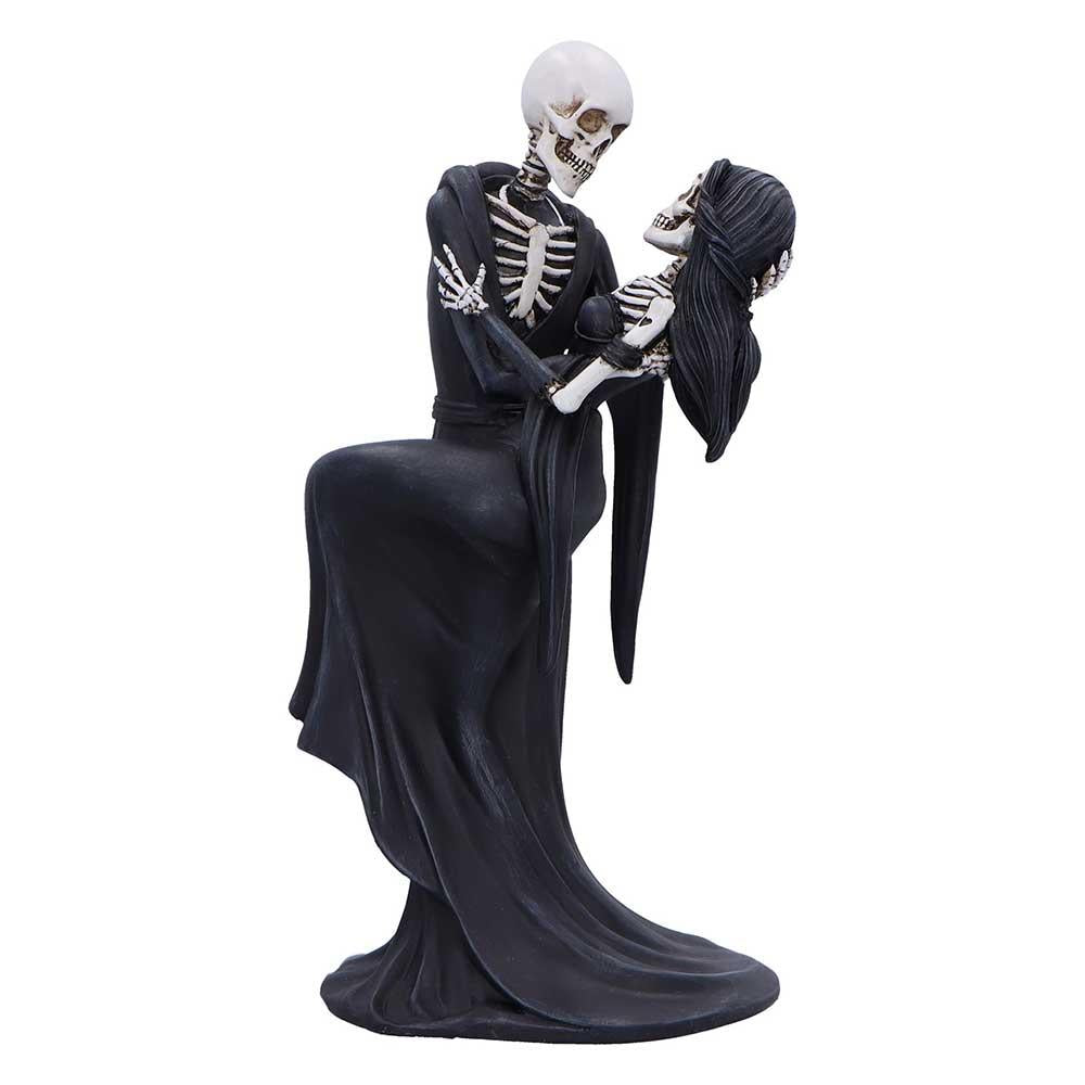 Eternal Dance Skeleton Lovers Figurine Gothic Romance Skull Couple Ornament
